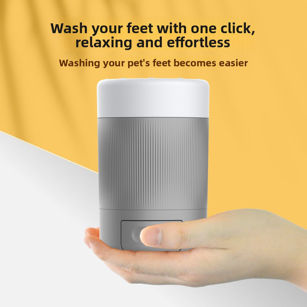 Pet Foot Washing Cup Dog Outdoor Cleaning Beauty Paw Washing Artifact Intelligent Automatic Foot Bath Cup Tool