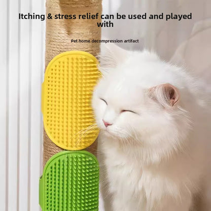 Pet cats can relieve stress by getting their fur brushedcomb
