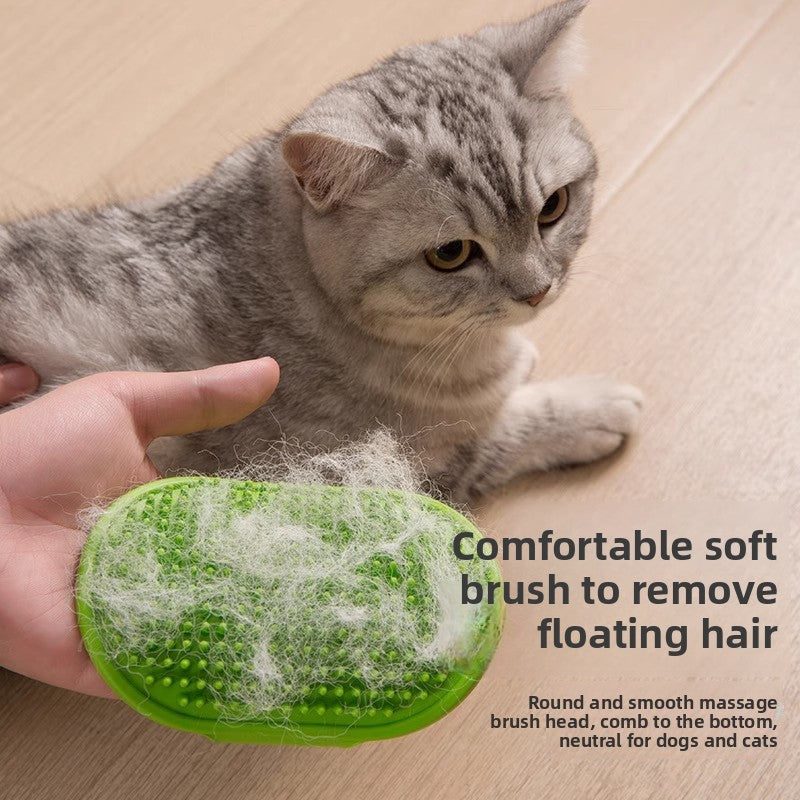 Pet cats can relieve stress by getting their fur brushedcomb