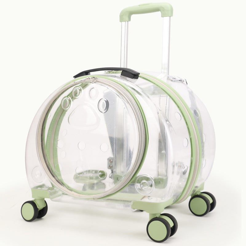 Pet Box New Transparent Simple Large Capacity Portable Creative Pet Backpack Space Capsule Dog Cat Luggage 