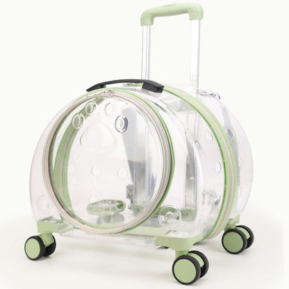 Pet Box New Transparent Simple Large Capacity Portable Creative Pet Backpack Space Capsule Dog Cat Luggage 