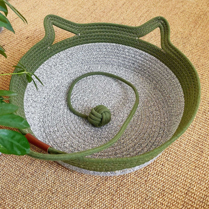Rattan Customizable Cat Bed Woven Cat Ball Integrated Pet Bed Summer Cooling Mat Cat Bed Cat Warm Mat 