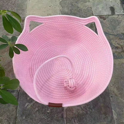 Rattan Customizable Cat Bed Woven Cat Ball Integrated Pet Bed Summer Cooling Mat Cat Bed Cat Warm Mat 