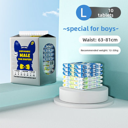 Dog Diapers Pet Diapers Male Dog Female Dog Sanitary Pants Sanitary Pads 