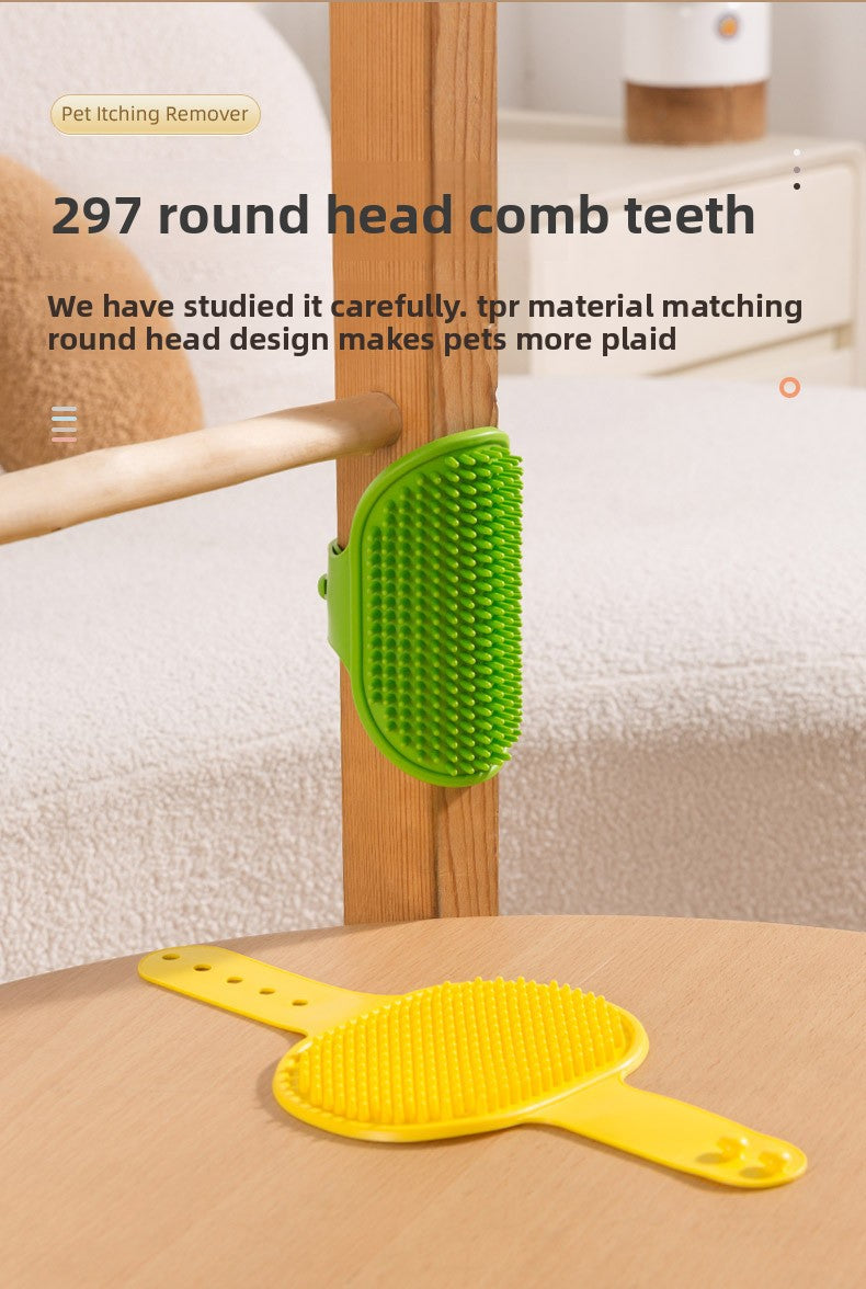 Cat Scratching Post Pet Table Leg Strap Comb Silicone Wall Corner Massage Kitten Scratching Board Cat Toy Hair Scratching Supplies 