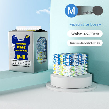 Dog Diapers Pet Diapers Male Dog Female Dog Sanitary Pants Sanitary Pads 