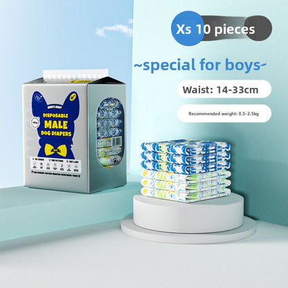Dog Diapers Pet Diapers Male Dog Female Dog Sanitary Pants Sanitary Pads 