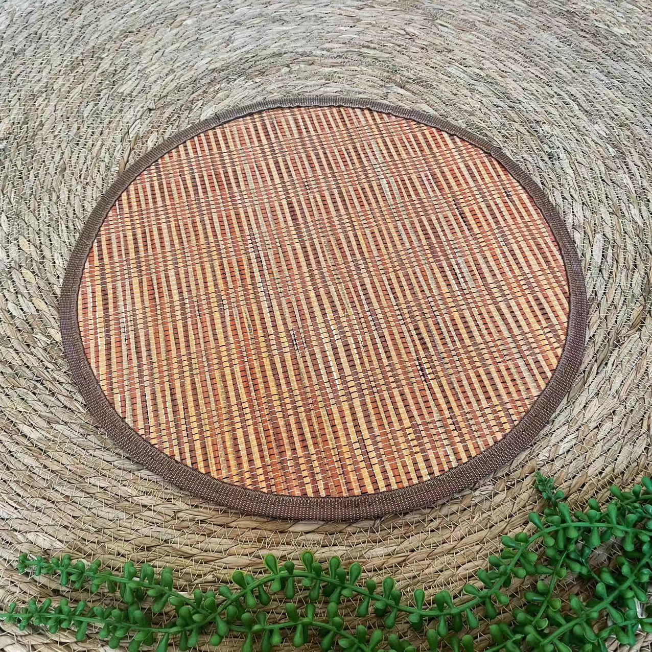 Rattan Customizable Cat Bed Woven Cat Ball Integrated Pet Bed Summer Cooling Mat Cat Bed Cat Warm Mat 