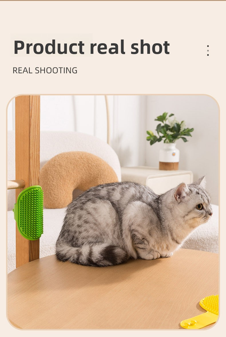 Cat Scratching Post Pet Table Leg Strap Comb Silicone Wall Corner Massage Kitten Scratching Board Cat Toy Hair Scratching Supplies 