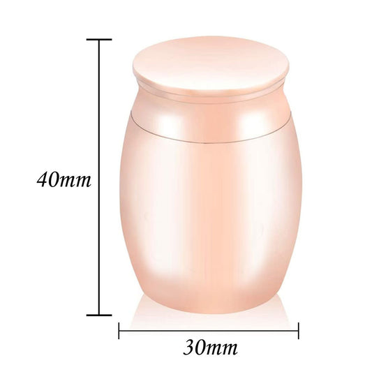 Metal Pet Urn Storage Memorial Pet Urn Funeral Small Animal Cat Dog Urn