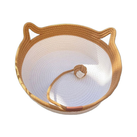 Rattan Customizable Cat Bed Woven Cat Ball Integrated Pet Bed Summer Cooling Mat Cat Bed Cat Warm Mat 