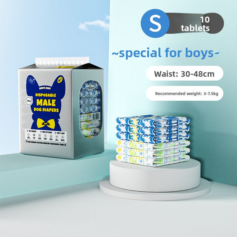 Dog Diapers Pet Diapers Male Dog Female Dog Sanitary Pants Sanitary Pads 