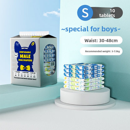 Dog Diapers Pet Diapers Male Dog Female Dog Sanitary Pants Sanitary Pads 