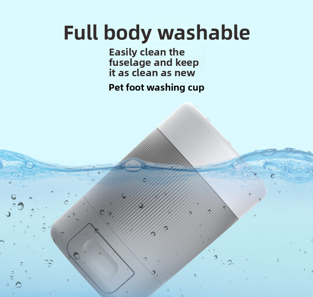 Pet Foot Washing Cup Dog Outdoor Cleaning Beauty Paw Washing Artifact Intelligent Automatic Foot Bath Cup Tool